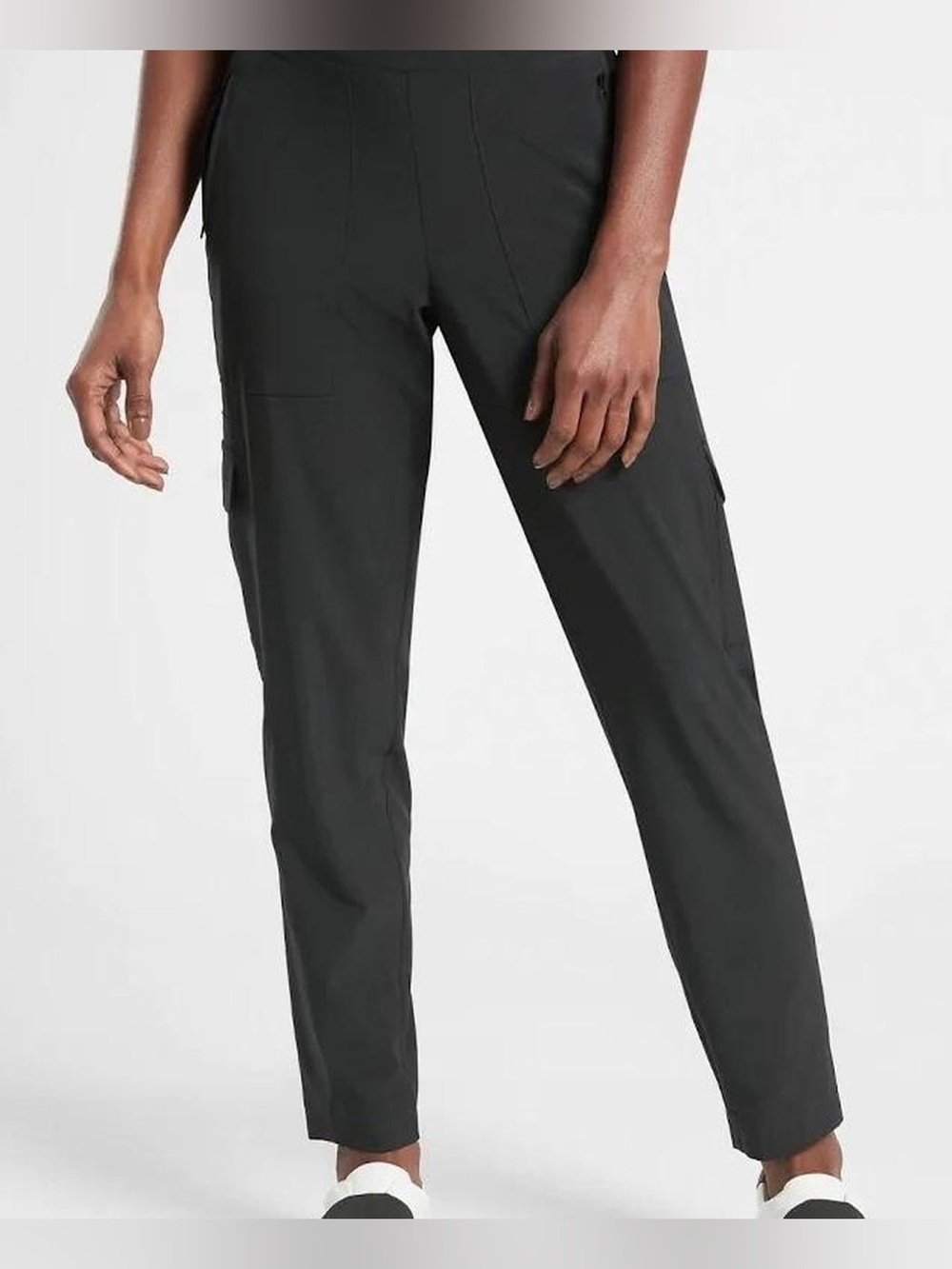 Athleta Black Women's Cargo Pants with Side Pockets